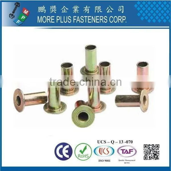 Taiwan Stainless Steel Mild Mushroom Truss Black Zinc Plated Semi Tubular Rivet photo-5