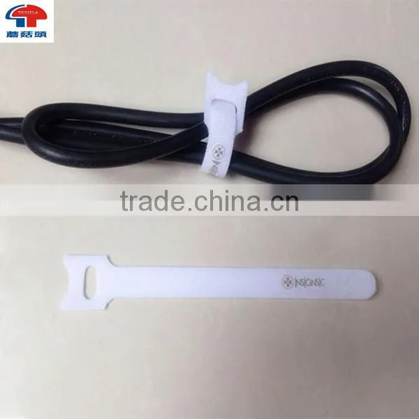 Custom Shape Colorful Self-locking Hook and Loop Strap photo-6