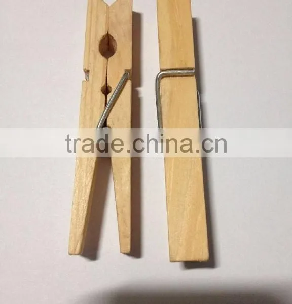 36pk Decorative Mini Wood Clothespins Spring for Clothing photo-2