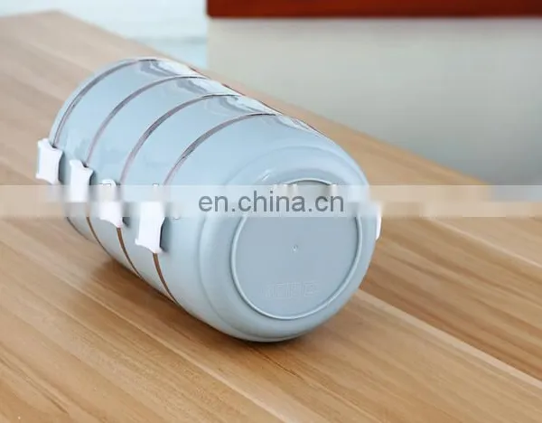 Round Shape PP And Stainless Steel Bento Lunch Box photo-5