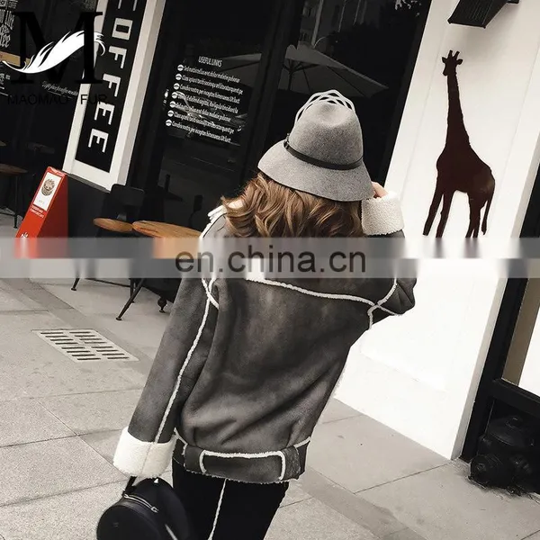 Luxury Real Sheep Skin Winter Fashionable Jacket For Women photo-2