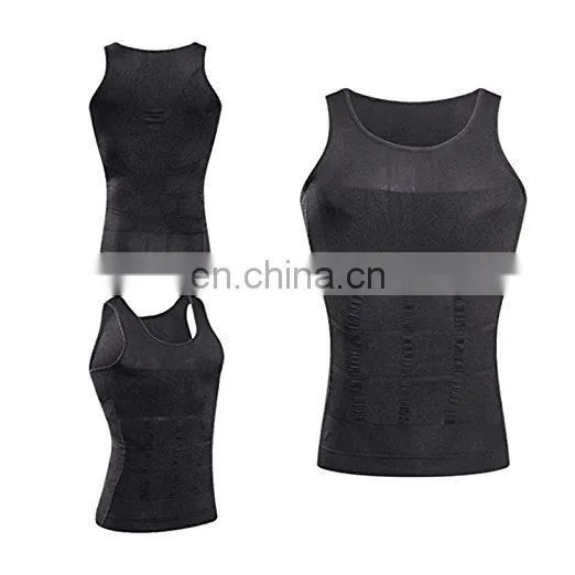 Men's Elastic Sculpting Vest Thermal Compression Base Layer Slim Tank photo-5