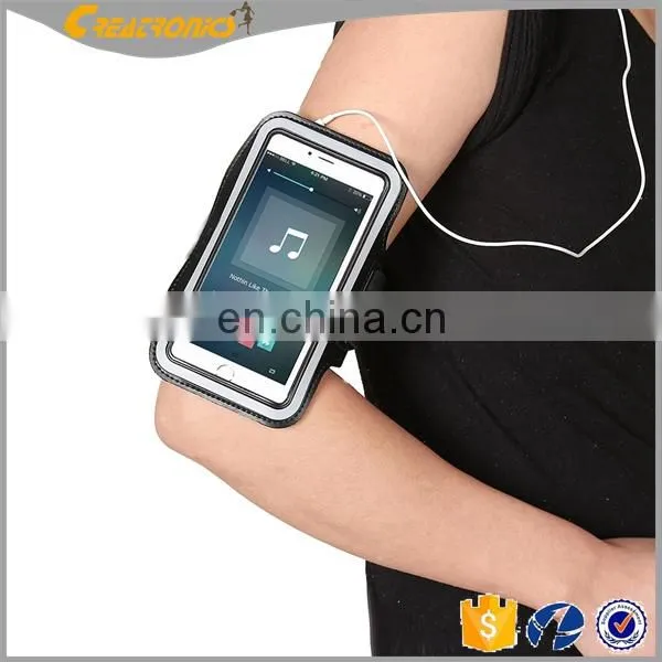 Unisex Armband Case Bluetooth Smart Armband Handleiding Black Fabric Custom Phone Running Silicone Reflective Sport Armband photo-5
