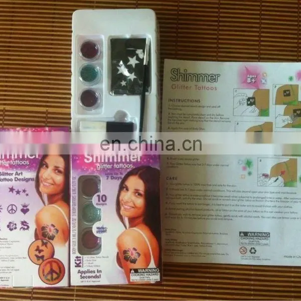 Shimmer Glitter Tattoos