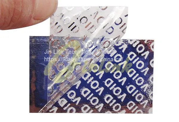 Partial Transfer Tamper Evident Security VOID Label Material,Total Transfer VOID Label Material,Non Transfer Void Label Material