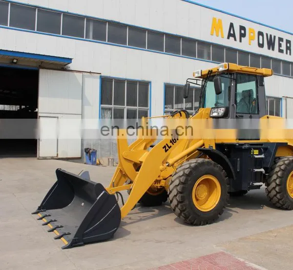 Construction Mini China Low Price 1600kg ZL16 Automatic Transmission 1.0m3 Bucket Wheel Loader photo-4