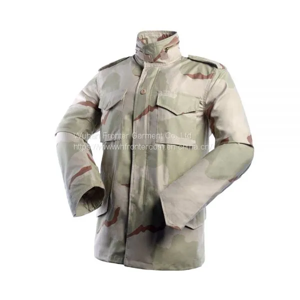 Waterproof Us Army Woodland Camo Military Parka M65 Field Jacket photo-2