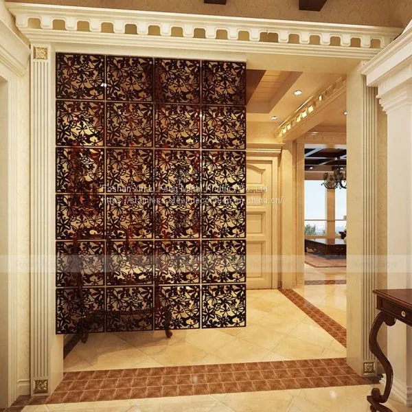 Background Wall Decoration With Hotel Stainless Steel Wall Panel photo-2