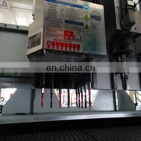 Hot Sale!China 6KW Italy HSD Spindle 9 Vertical Boring Head Cnc Router photo-5