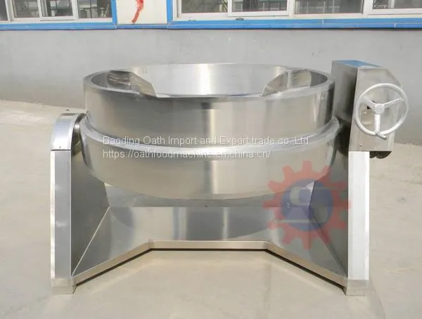 Steam Boiling Pot Steam Jacketed Kettle With Stirrer Jacketed Kettle Price