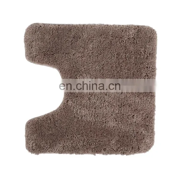 Wholesale Custom Super Absorbent Anti-slip Home Use Microfiber 3 Pieces Bath Mats Set photo-2