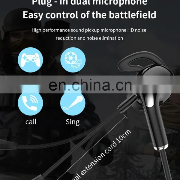 New Gaming Headset Suitable for PUBG Competition Dual Microphone Pluggable AKP9 photo-6