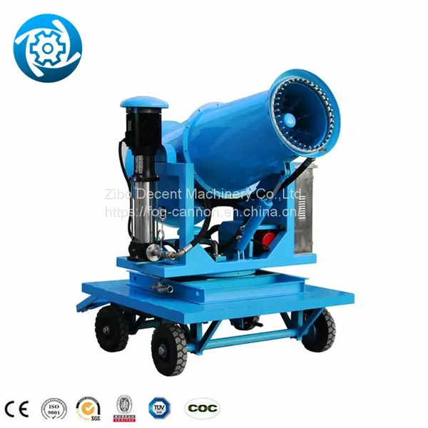 Fog Cannon Outdoor Mist Machine Adjusted With Chassis Water Fog Cannon Fog Cannon Truck Mounted Dust Suppression photo-4