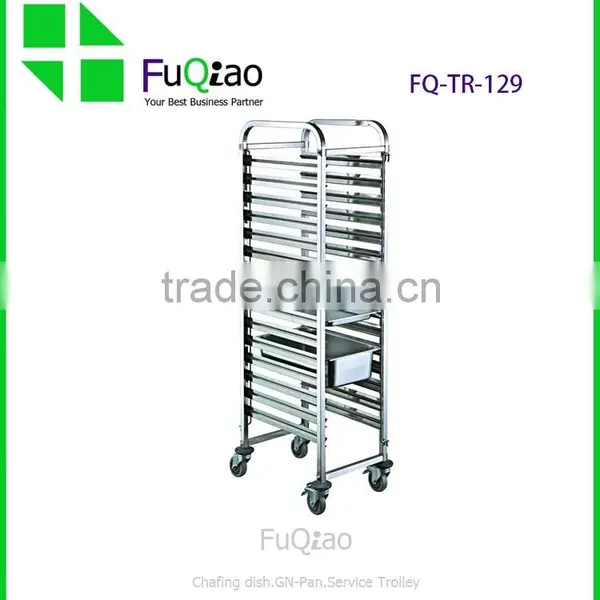 Bakery Helper Double Line Stainless Steel Kitchen Utensil Rack With Wheels Quality Choice photo-6