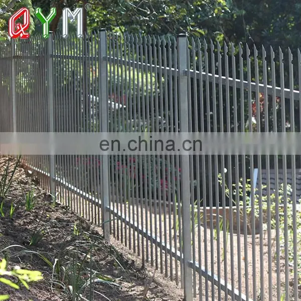 QYM Galvanized Powder Coated Europe Type W Steel Palisade Fence photo-5