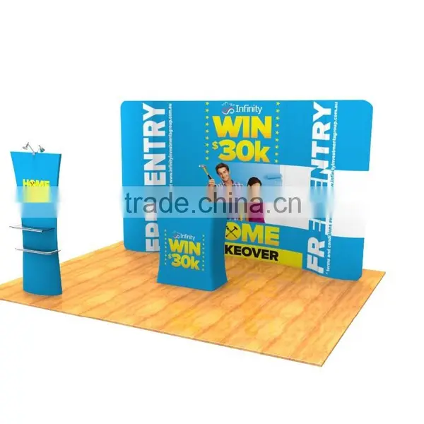 Expo Advertising Portable Tension Fabric Alumium Folding Panel Display