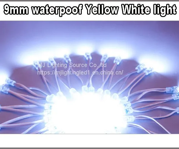 LED Decoration Light 9mm 12mm LED Pixel Strings White Color 5V 12V Lightings For Outdoor Signage photo-2