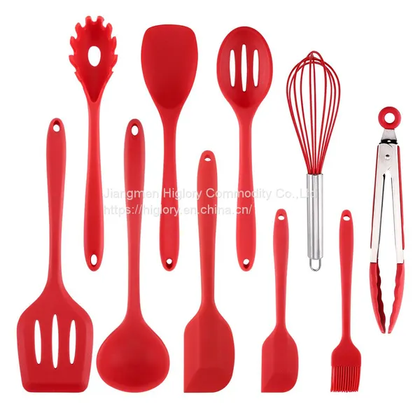 Factory Wholesale Silicone Kitchen Utensil Set Cooking Tools Silicone Kitchen Accessories photo-3
