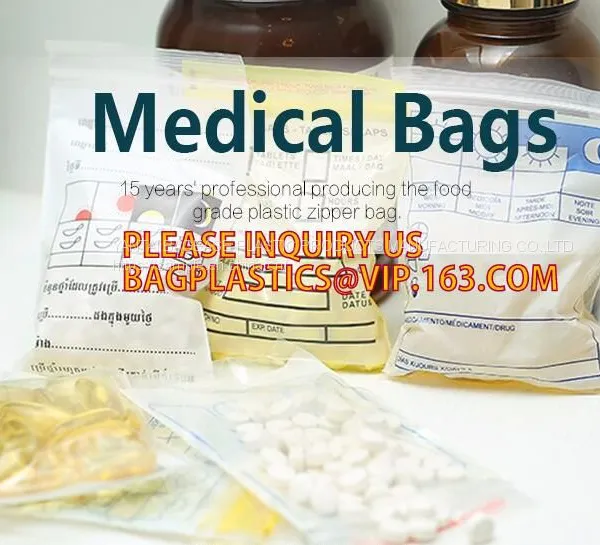 Slider Zipper Bag Plastic Bag With Zipper Resealable Zip Poly Bag, Mini Plastic Zipper Cosmetic Slider Zip Bags With Customized Logo Design photo-4