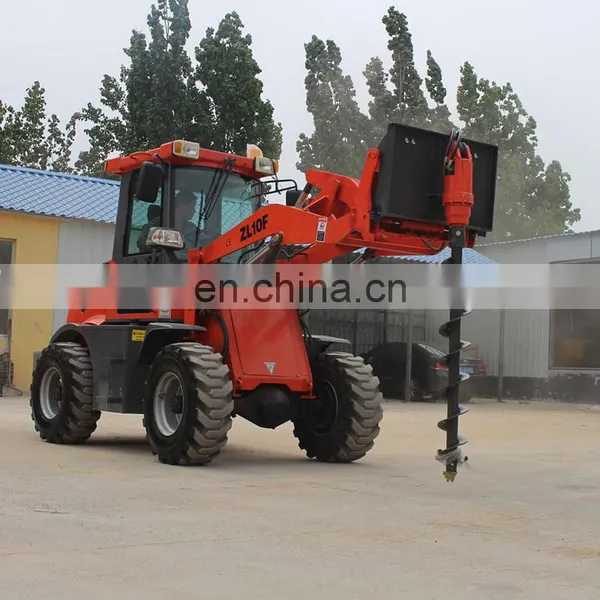 Mappower 1TON WL08 ZL10 910 Articulated Mini Wheel Loader With Various Attachments photo-4