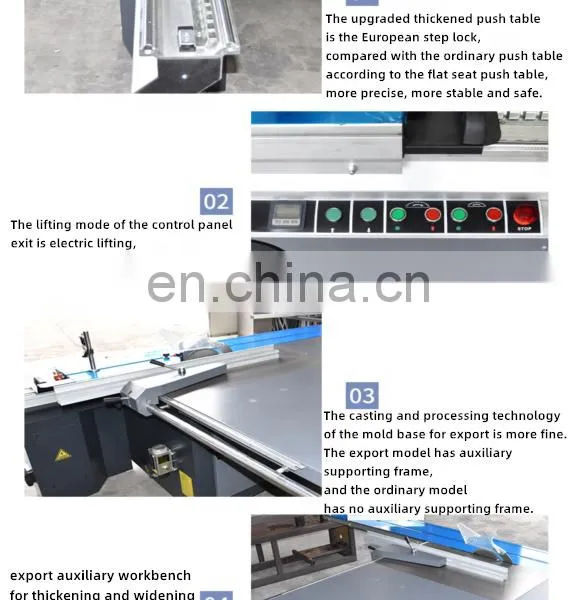 High Quality Table Panel Saw Melamine Board Wood Cutting and Edging Machine for Nesting Cnc Woodworking Furniture Cabinet photo-4