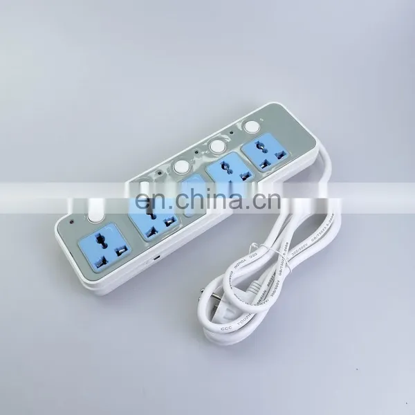 New Blue Universal Socket With USB Socket Extension Socket 2022 photo-4
