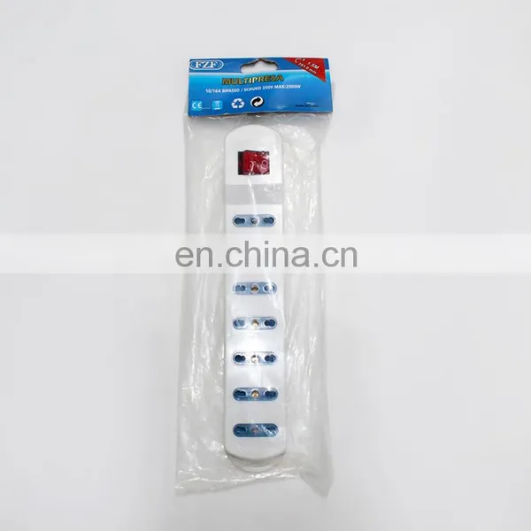 Custom Cord Length Italy Chile Multi Extension Socket With Switch photo-2