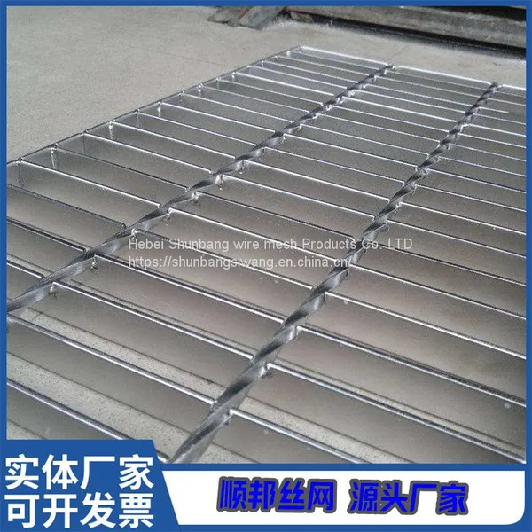 Composite Galvanized Steel Grating Plate Heavy Duty Stainless Steel Grating Platform Steel Grating Hot Galvanized Steel Grating Plate photo-5