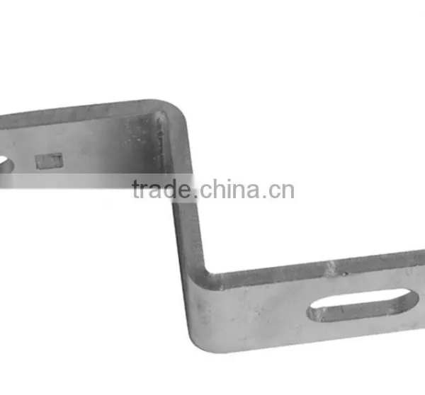 10mm Mild Steel CNC Machinery Bending Metal Accessories &Parts With Hot-Dip Galvanized