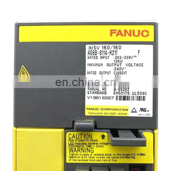 CNC Machine Parts Original and New Fanuc Drive Servo Amplifier A06B-6114-H211 photo-4