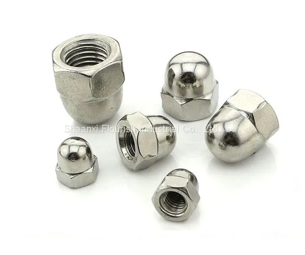 Acorn Hexagon Nut Stainless Steel / Carbon Steel Made For Construction Industry photo-2