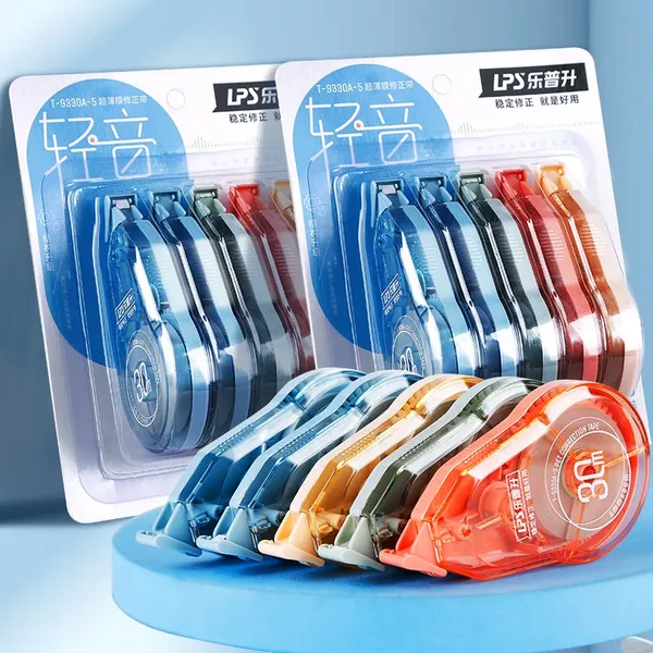 Custom Design Correction Supplies Blister Card 5pcs Large Capacity 30m Correction Tape photo-3