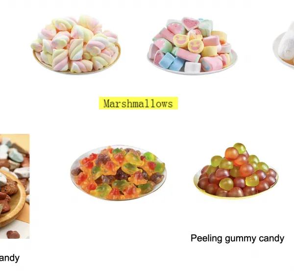 Assorted Fruit OEM Halal Gummy Candy With Different Shapes and Sour Candy, Marshmellow, Jelly Bean, Peeling Candy, Roll Candy photo-3