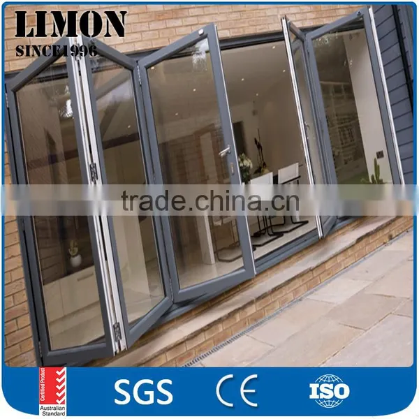 Air Tightness/sound Proof Aluminumfolding Door/ Bi-fold Door for House photo-2