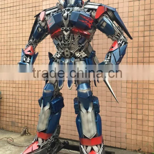 3.5 Meters High Optimus Prime Christmas Light Sculptures photo-4