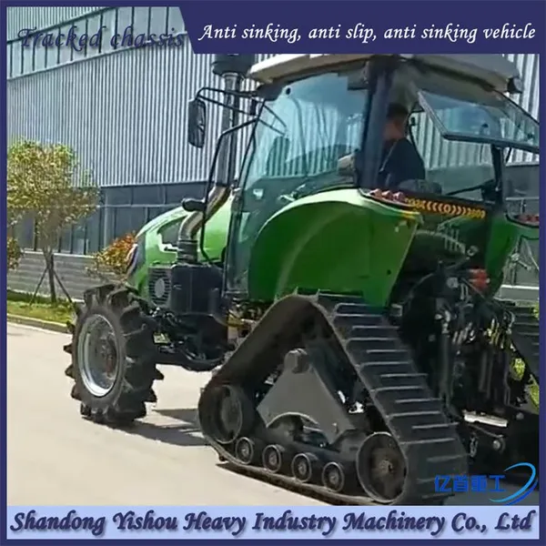 Tractor Modification With Half Track Anti Sinking and Anti Slip photo-2