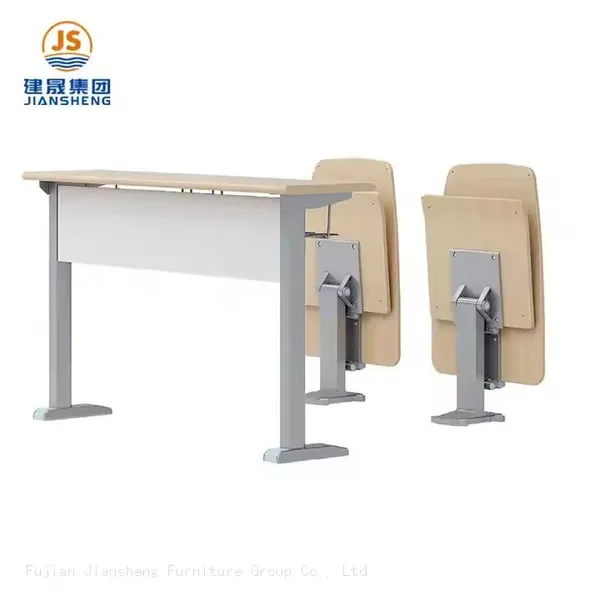 JS Group School Furniture University Lecturer Hall Chair With Foldable Writing Tablet