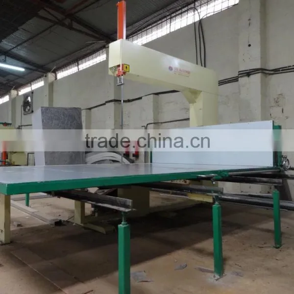 Vertical PU Foam Rubber Sheet Trim Cutting Machine photo-2