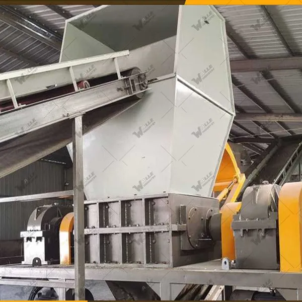 Aluminum Scrap Double Shaft Shredder Pipe Plastic Pot Crusher photo-3