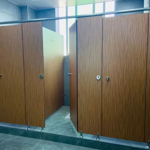 12mm HPL Board Toilet Cubicle Compact Laminate Toilet Cubicles System photo-1