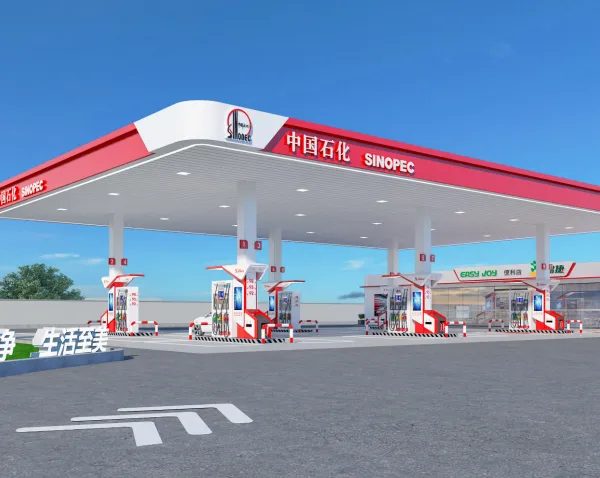 Sinopec-Tankstellenprodukte für die Beleuchtung der gesamten Tankstelle