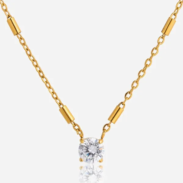 Custom Stainless Steel Necklace for High-End Fashion Accessories