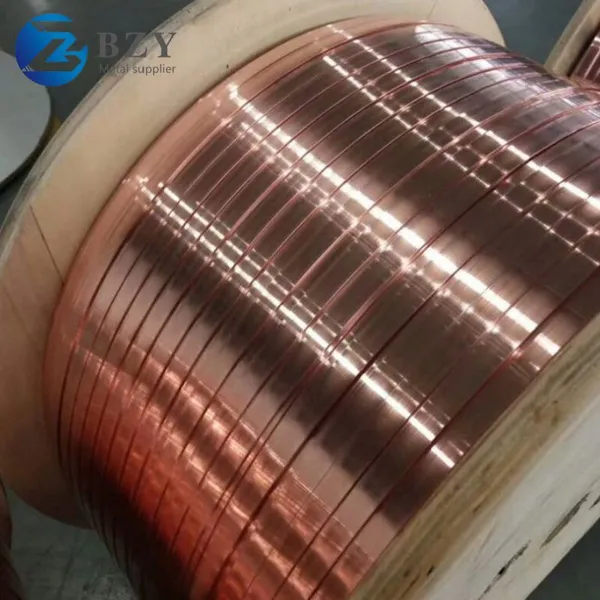Ultra-Thin Copper Strip Coil 0.05-2mm C10100 C11000 C10200 Alloy Precision Rolled Welding Grade photo-4