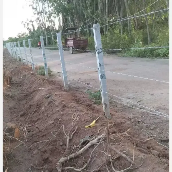 Barbed Wire for Construction Site Security, Hot-Dip Galvanized 2.8mm, 6-Inch Barb Spacing, Easy Installation photo-5