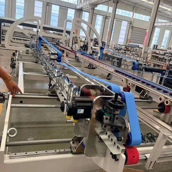 Wrinkle Free Carton Molding Gluing Stitching Integrated Machine photo-5