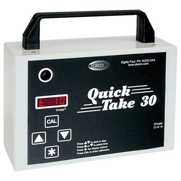 AIRMET QuickTake 30 Constant Flow Air Sampling Pump 10-30 L/min 14 Hour Battery Particulate Sampler