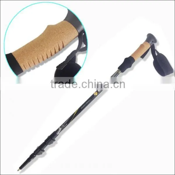 3 Sections Aluminum 7075 External Lock Trekking Pole photo-3
