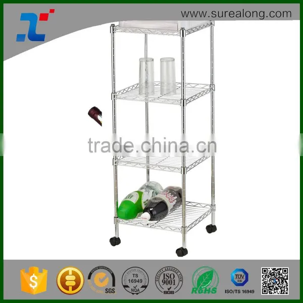 Easy to Assemble Steel Chrome Metal Shelving photo-4