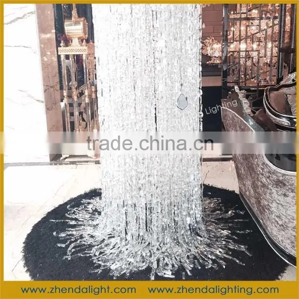 Eyeball-catching Gorgeous Pillar Project Lighting &High Quality Crystal Pendant Light photo-2