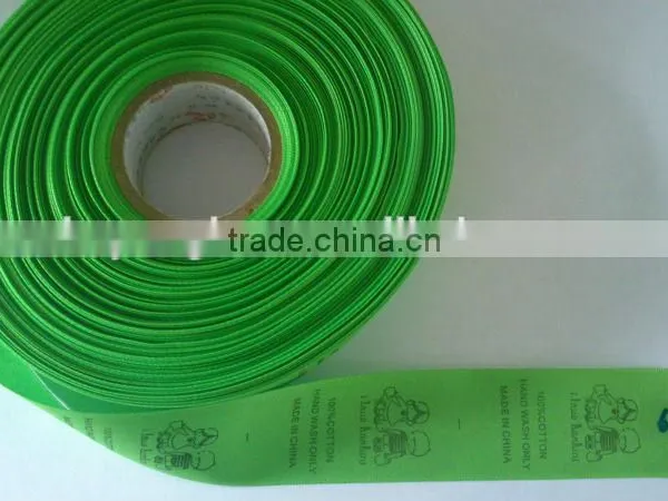 OEM Wholesale Roll Cotton Wash Care Label for Garment photo-3